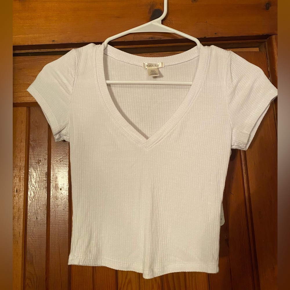 V-Neck Crop Top